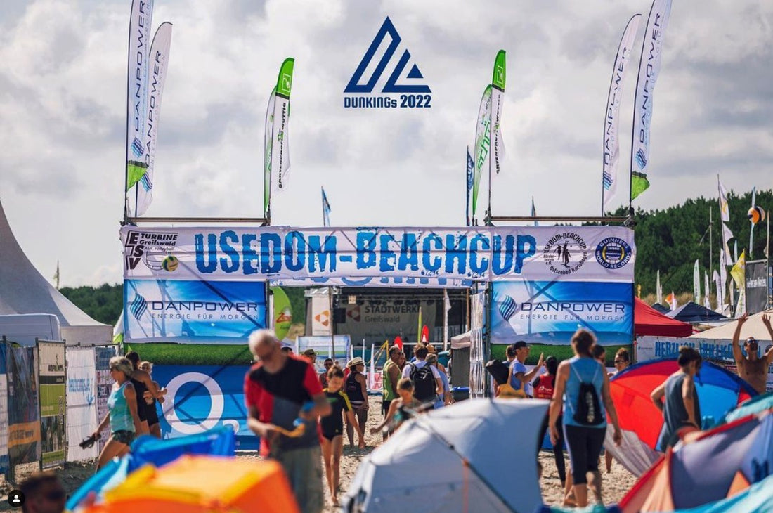 DUNKINGs ist beim Usedom Beachcup 2022 // DUNKINGs