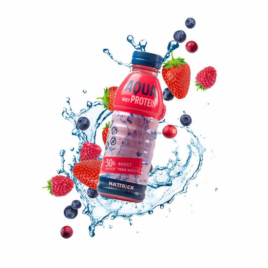 DUNKINGs Whey Protein Drink + BCAA/ Aminosäuren • High Protein Sportgetränk mit 30g Protein + BCAA, zuckerfrei, laktosefrei • EINWEG (6 x 500 ml)